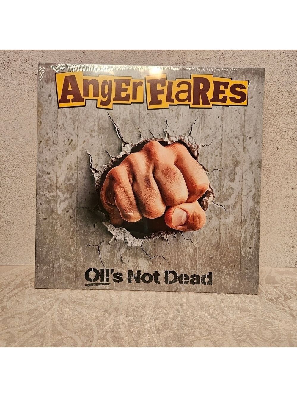 Anger Flares – Oi Is Not Dead! Vinyl Record New Sealed Punk Oi Music LP